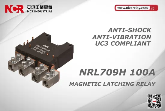 Relé de conexão rápida 24 VCC confiável Nrl709va